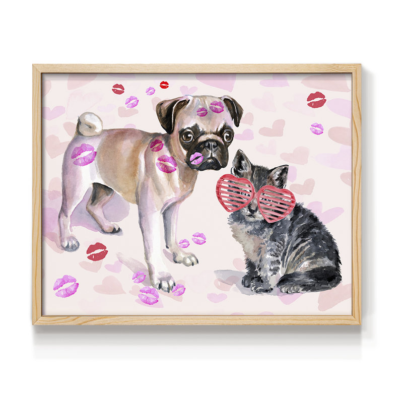 Collection de couture mignonne A - Reproduction encadrée - Restickable, H 8 po x l 10 po, Naturel
