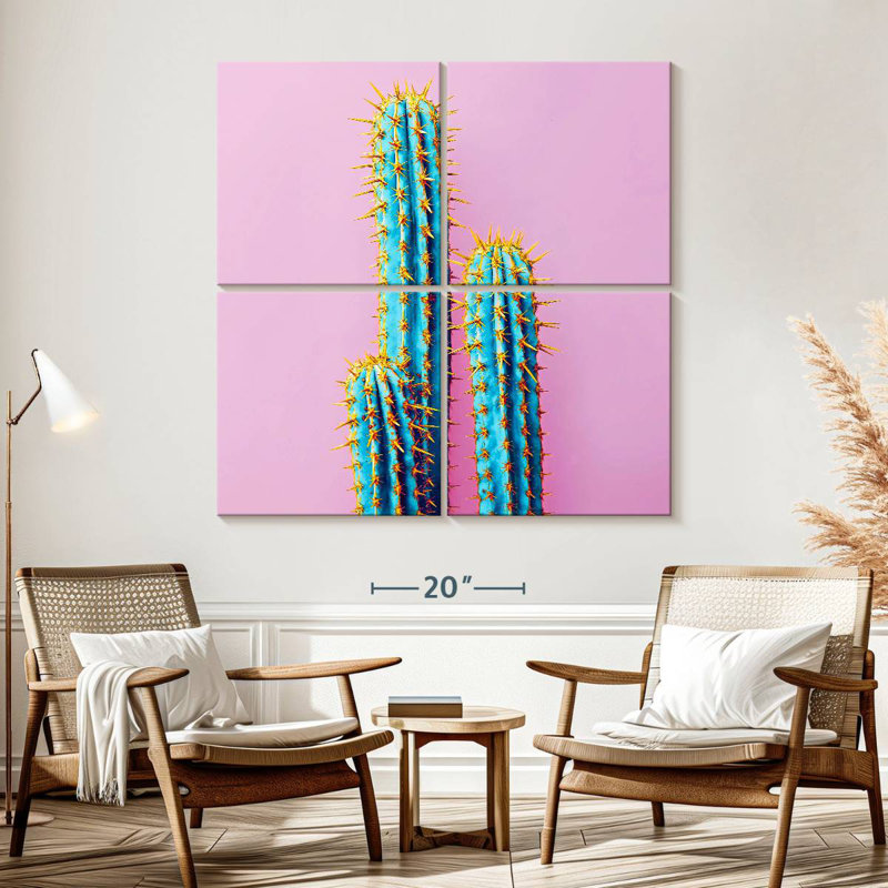 Harnek Neon Cactus, H 57 po x l 57 po