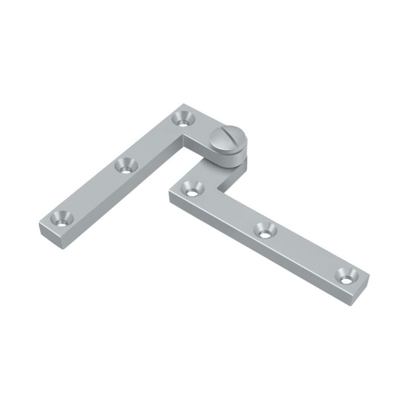 Butt Bearing Hinge, Brushed Chrome