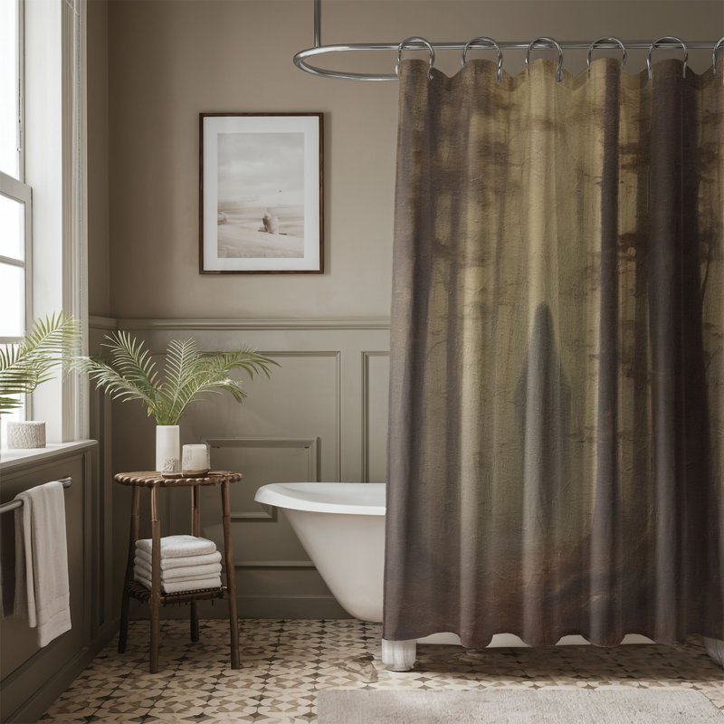 Rideau de douche Fumero, H 74 po x l 71 po