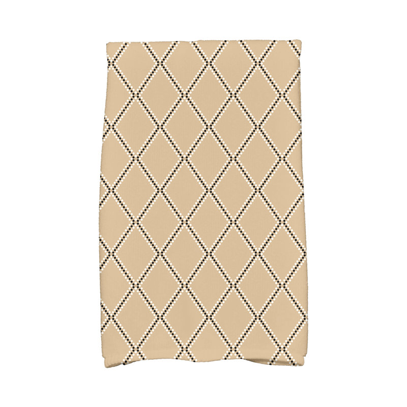 Diamond Hand Towel, Taupe