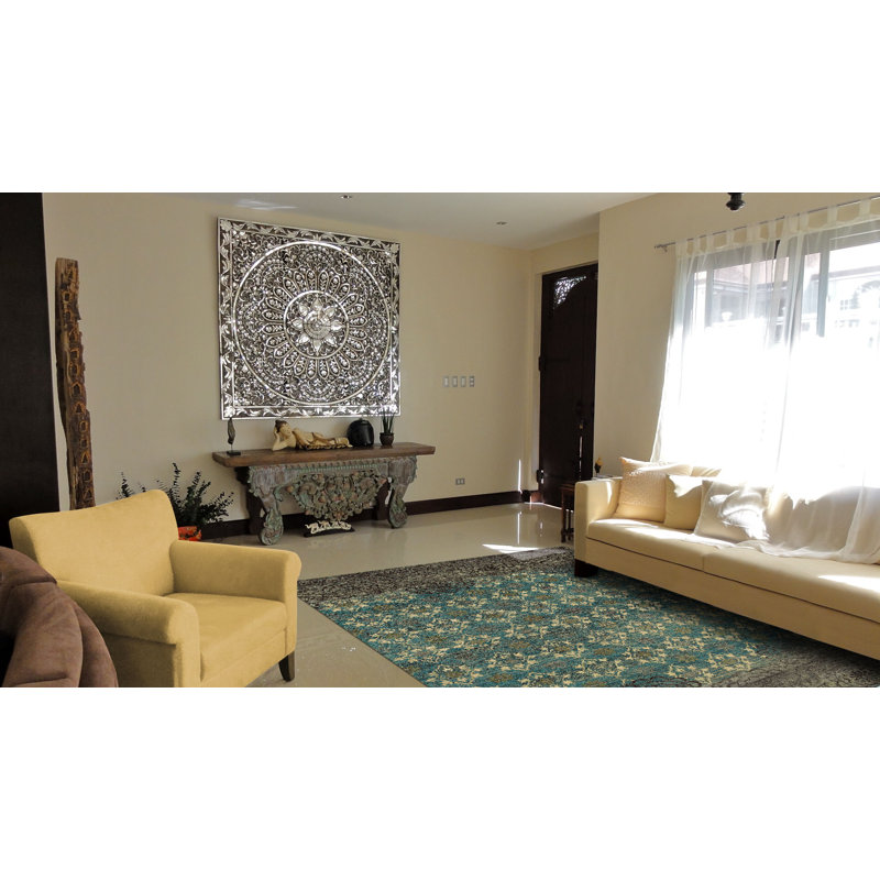 Qing Patchwork Area Rug, Rectangle 7'9" x 9'9"