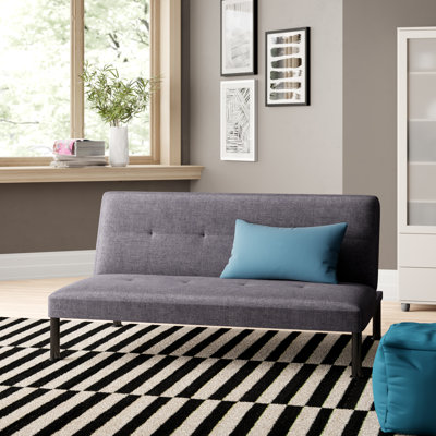 Iselys Twin 64" Wide Tight Back Convertible Sofa