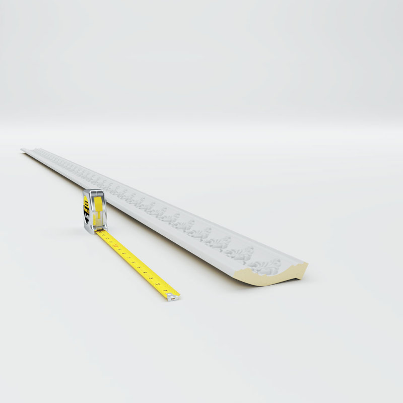 Hampshire 94.5" White Polyurethane Crown Molding