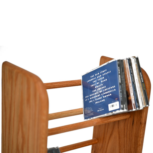 Rebrilliant Dowel-Style Wooden CD Rack - 04 Series & Reviews | Wayfair