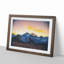 Pink Sky over the Mountain Top - Picture Frame Painting Print-55583934-55583937