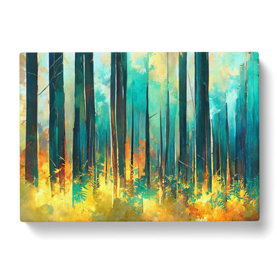 Forest Abstract Vol.1 - Wrapped Canvas