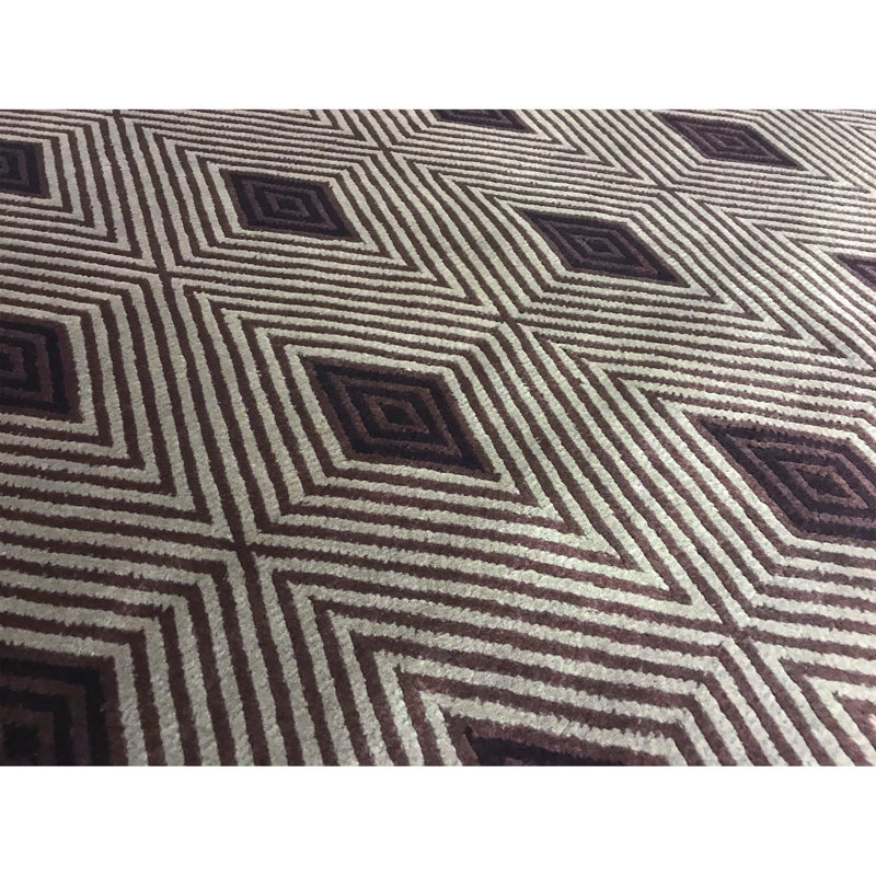 Hand-Knotted High-Quality Brown Area Rug