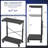 VIVO Black Mobile PC Cart with Storage, Premium Computer Tower Holder