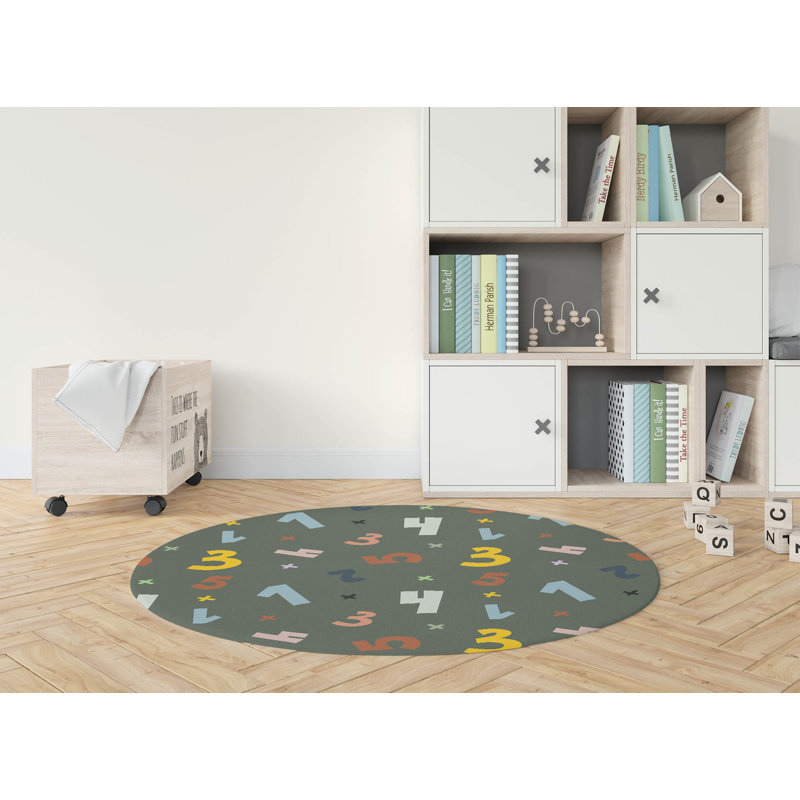 Tapis de jeu pour enfants Numéros, Chimichurri / vert