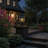 15.2 in. 1-Light Black Outdoor Pole Top Light with Glass Shade(2-Pack)