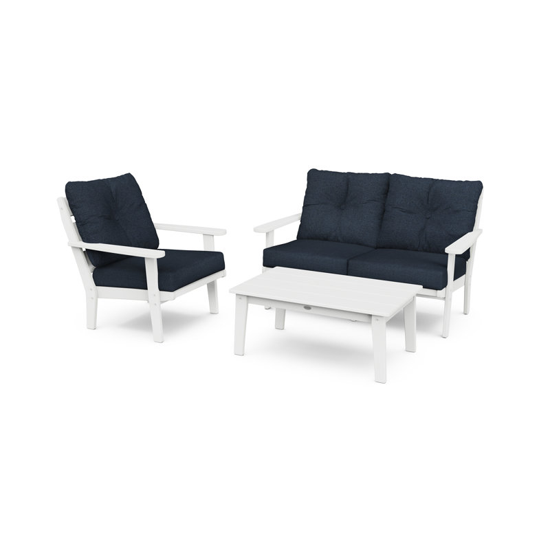 Lakeside 3-Piece Deep Seating Set, Marine Indigo Revolution®