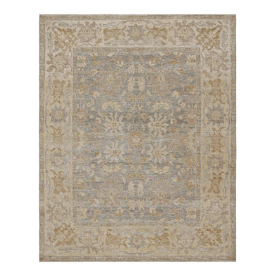 Oushak Hand Knotted Floral Area Rug