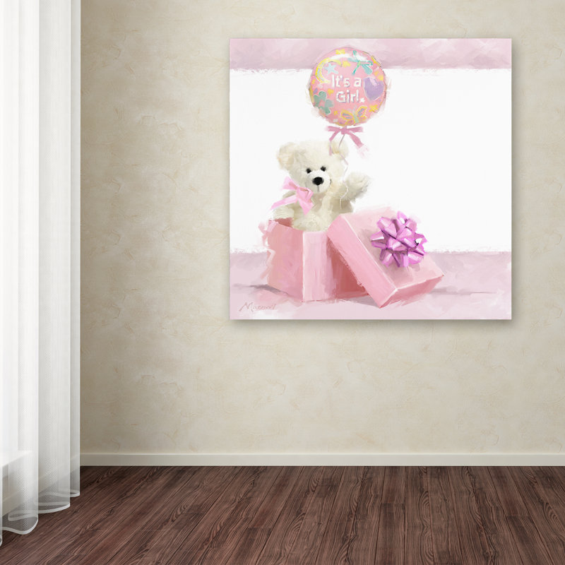 « it is a fille », art sur toile, H 35 po x l 35 po x P 2 po