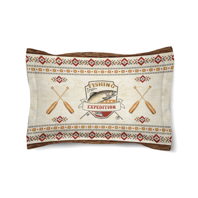 Fishing Expedition Microfiber / Microsuede Pillow Sham