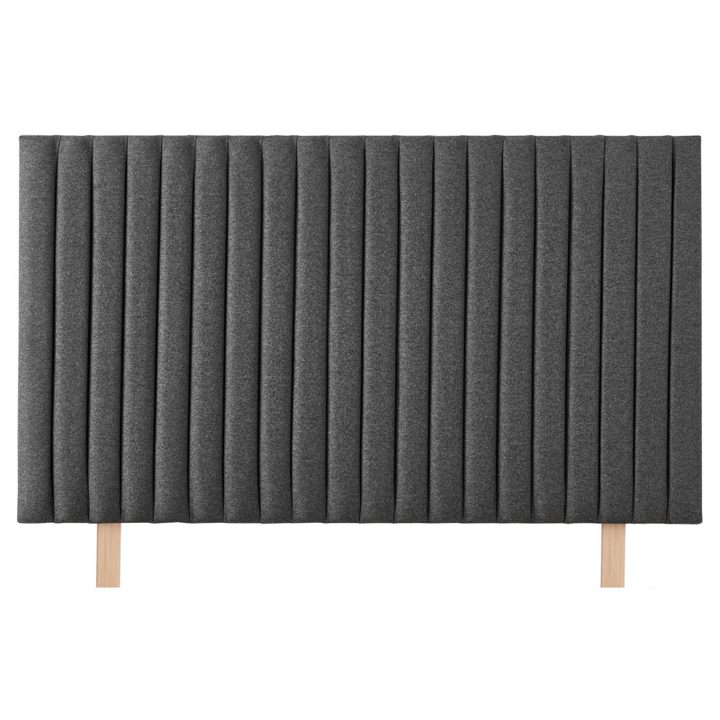 Hampton Upholstered Headboard, Double (4'6), Charcoal