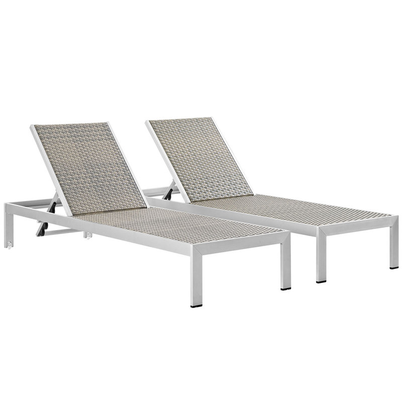 Shore Aluminum Outdoor Chaise