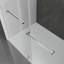 Cabine de douche rectangulaire sans cadre avec panneau fixe l 48 "x H 76"-61910884