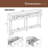 TREXM Entryway Table With 4 Drawers, Retro Console Table With Open Shelf For Entryways, Living Rooms, And Hallways-1956240613