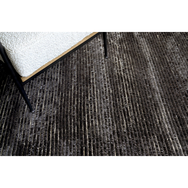 Kaza Wool Striped Area Rug, Rectangle 9' x 12'