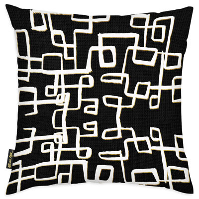 Abstract Reversible Throw Pillow