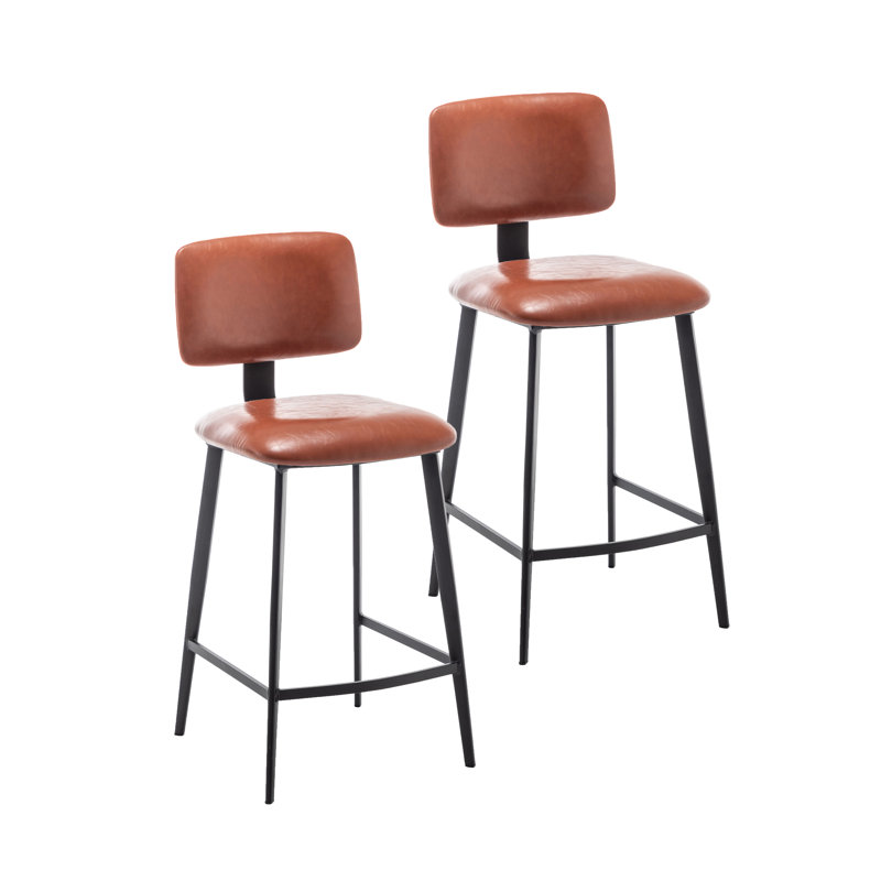 Tabouret de bar Breina, Brun