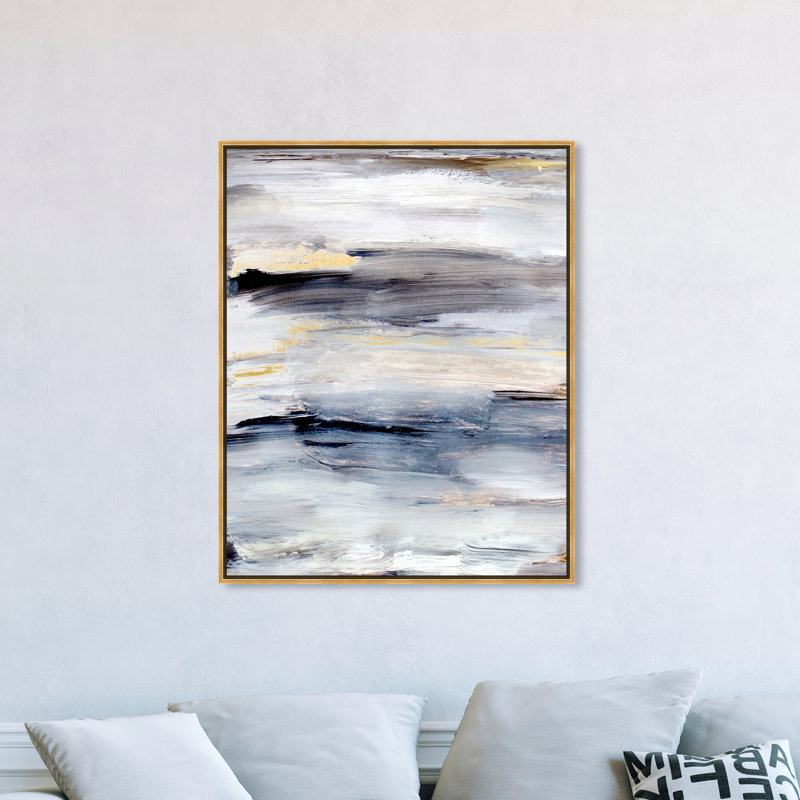 Pacific Waves Painting, Wrapped Canvas, 20" H x 16" W