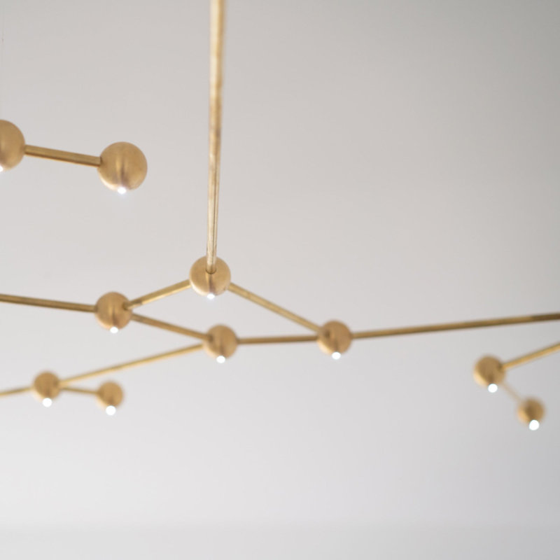 18 - Light Unique Geometric Chandelier