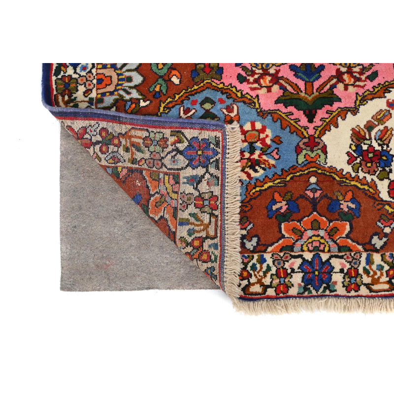 Tapis oriental rouge 4 x 5 One-of-a-Kind Tribal