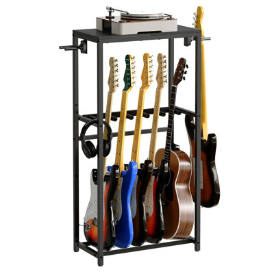 Guitar Stand, Guitar Rack For Acoustic Holder, Electric Guitar, Bass, Multiple Guitar Rack Holder For Guitars, Guitar Amp Accessories, For Home Music