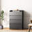 Living Room Sideboard Cabinet - Black With 4 Drawers For Storage, 26.19*16.09*38.57 In