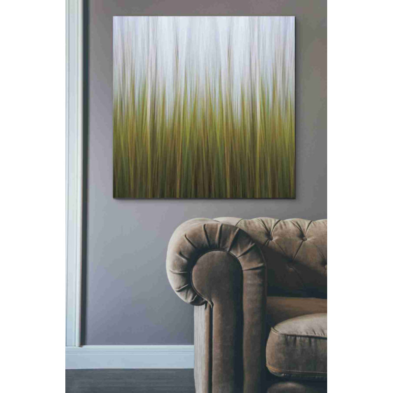 «Sea Grass Canvas» par Katherine Gendreau, art mural sur toile, H 37 po x l 37 po x P 1,5 po