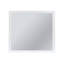 Miroir de commode Umi 39 X 39, cadre carré en bois massif blanc-61190270