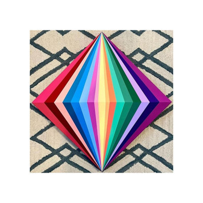 Diamond Shape | Acrylic On Canvas | By Anshul Gupta