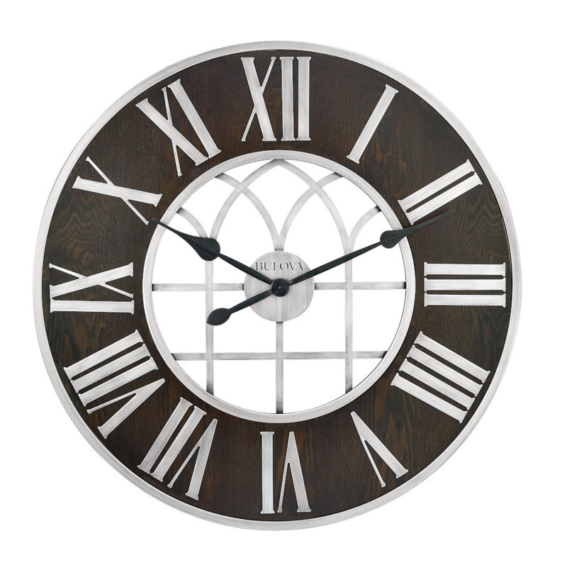 Chapel Solid + Manufactured Wood Wall Clock