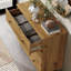 Commode 2-en-1 avec 3 tiroirs et 1 armoire pour chambre à coucher Lysiane-934553615