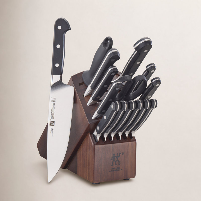 Zwilling Pro 16-piece Knife Block Set, Acacia