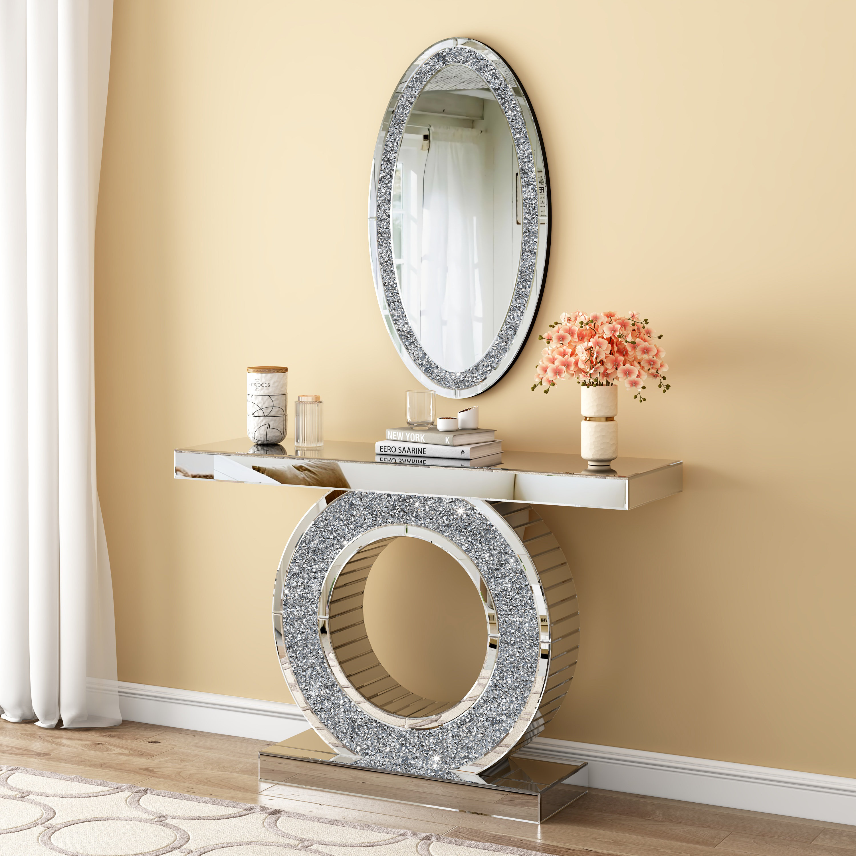 Everly Quinn Console Table Mirror Set & Reviews | Wayfair
