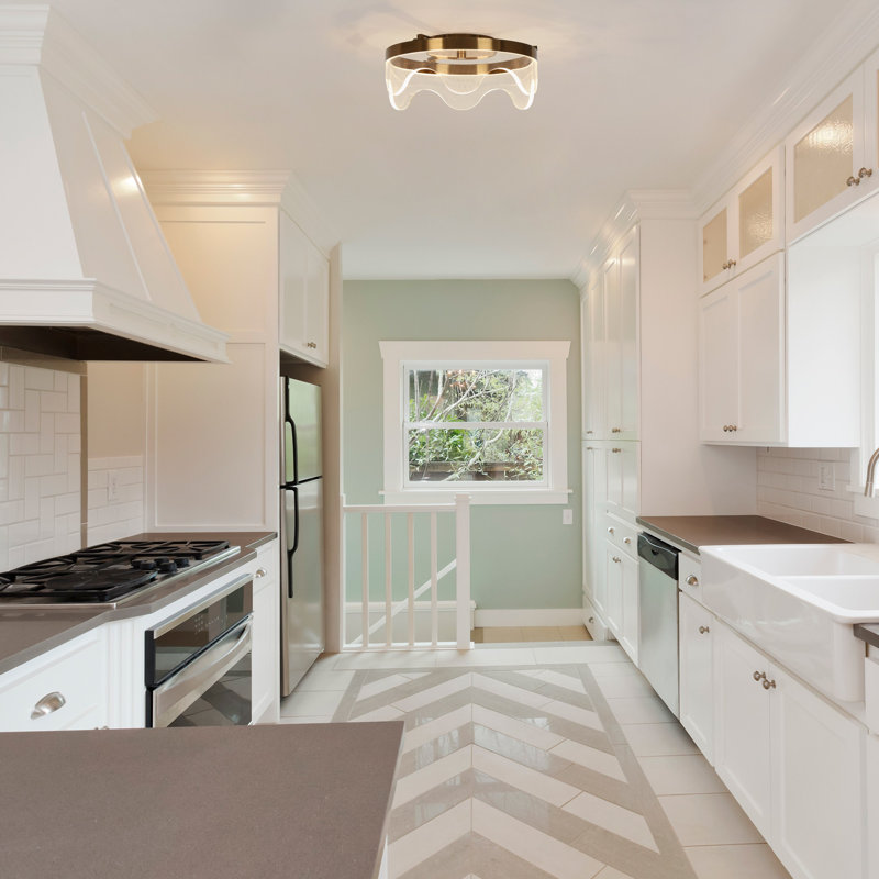 Hampson Glass LED Flush Mount