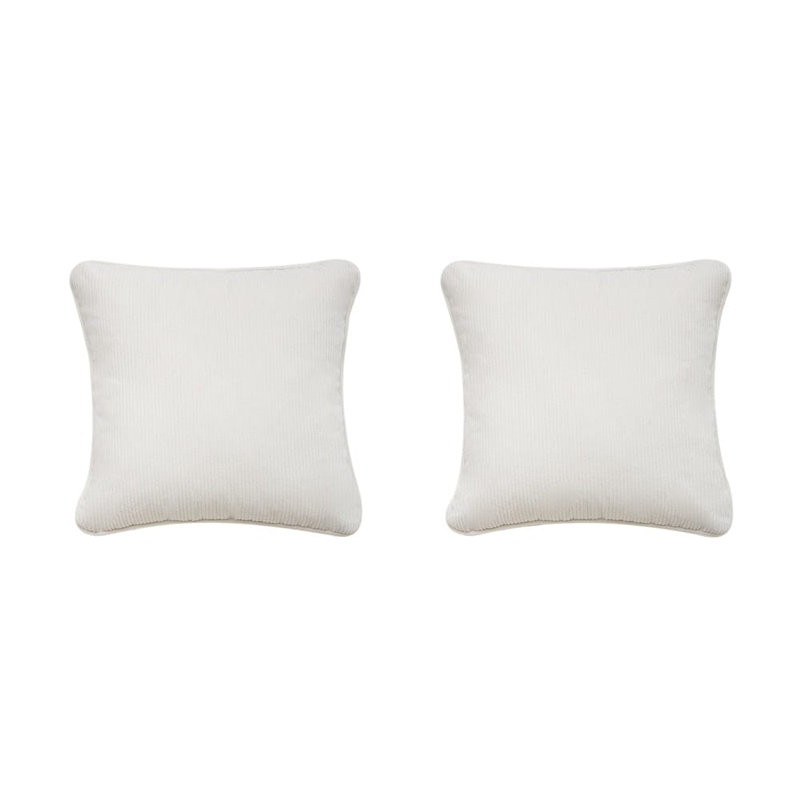 BIRCHCRAFT Square Cushion, White