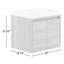 Meuble-lavabo simple 24,5 po avec plateau en marbre de culture 24,5 po-859462579