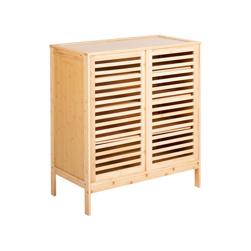MIDWOOD 12 Pair Shoe Storage Cabinet
