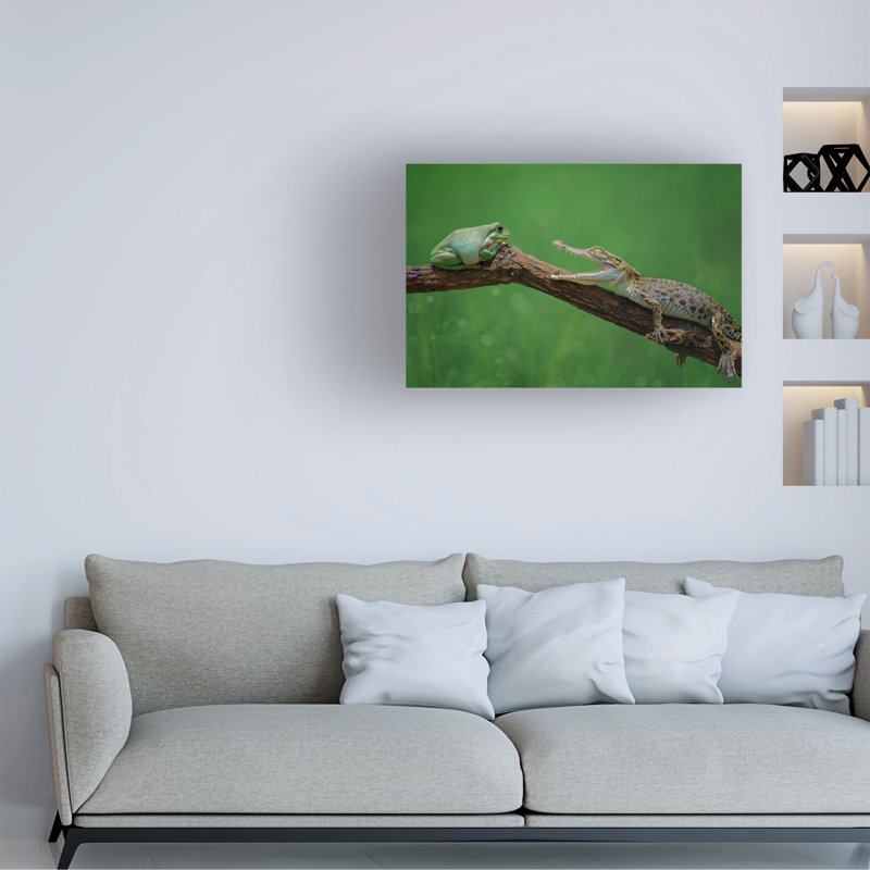 Êtes-vous prêt? Art sur toile, H 12 po x l 19 po