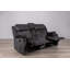  Causeuse inclinable manuelle en microfibre 70 po avec rangement 70 po