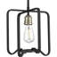 Luminaire suspendu géométrique 1 lumières unique Fanning