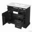 Meuble-lavabo 36 po avec lavabo en céramique et 2 tiroirs basculants 36 po-1299223577