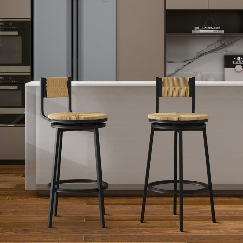 Tabouret de comptoir pivotant 26,7 po, Miel