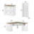 Huckins 3 Piece Computer Desk Office Set-1087808674