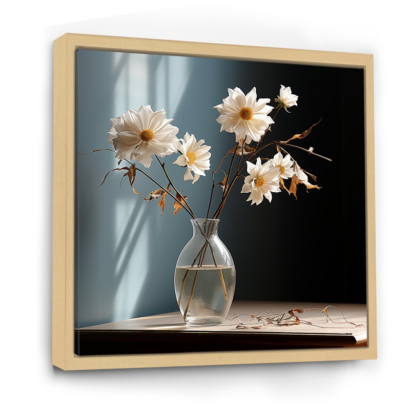«Mums Minimalisme Dream», photo sur toile, H 16 po x l 16 po x P 1 po, Cadre naturel flottant