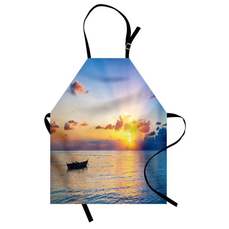 No Pattern Bib Apron